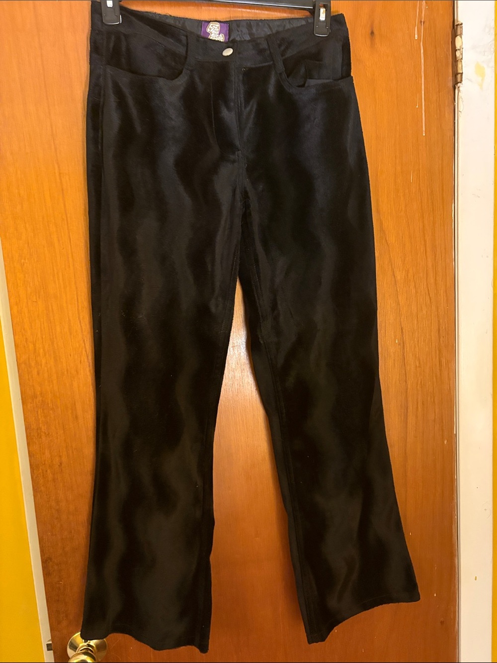 Y2K Vintage Free People Straight Leg Textures Pants Size 9